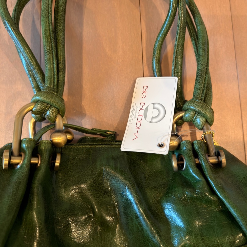 Big Buddha Olive Green Shoulder Bag - Picture 3 of 4